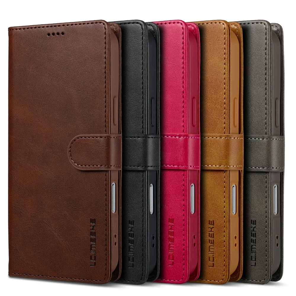 Leather X - Magnetic Card Wallet Phone Case for