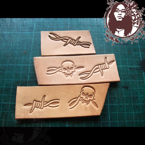 5pcs/set Skull Style Leather S - Leather Stamp Set ulasan dan harga