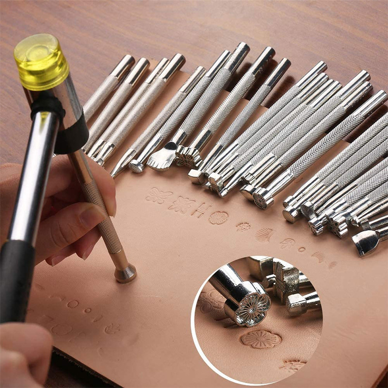 20Pcs Leather Stamping Tools L - Leather Stamp Set ulasan dan harga