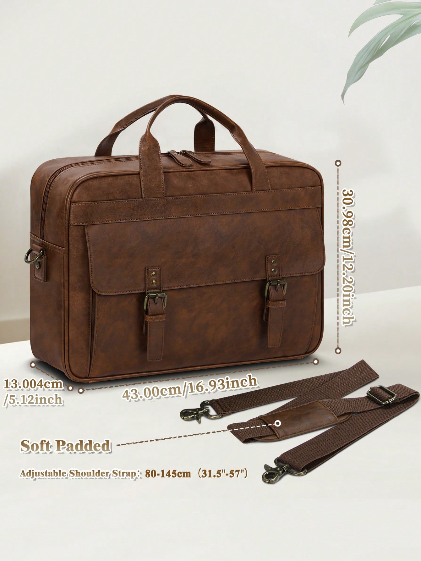 Vintage Leather Messenger Bag  - Leatherwork Thread ulasan dan harga