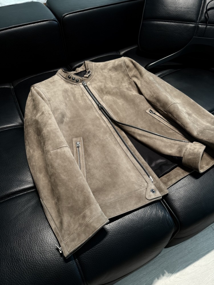 Fashion Mens New Slim Fit Stan - Leather Work Jacket Mens ulasan dan harga