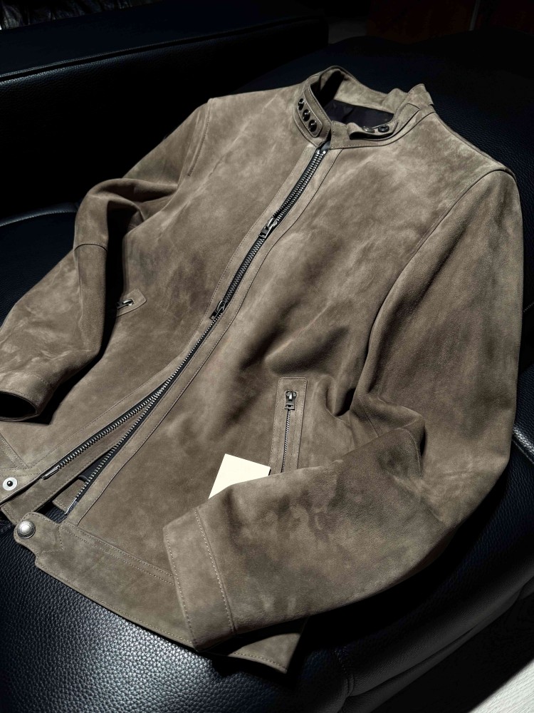 Fashion Mens New Slim Fit Stan - Leather Work Jacket Mens ulasan dan harga