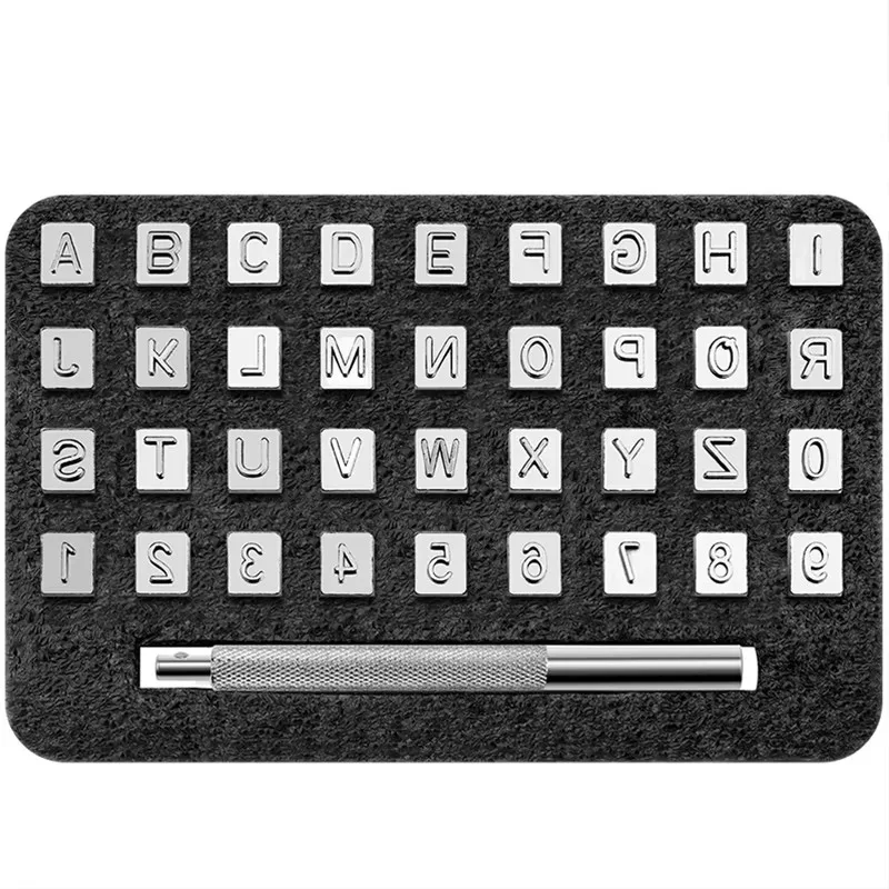 36Pcs 3mm/6mm Stainless Steel  - Leather Stamp Set ulasan dan harga