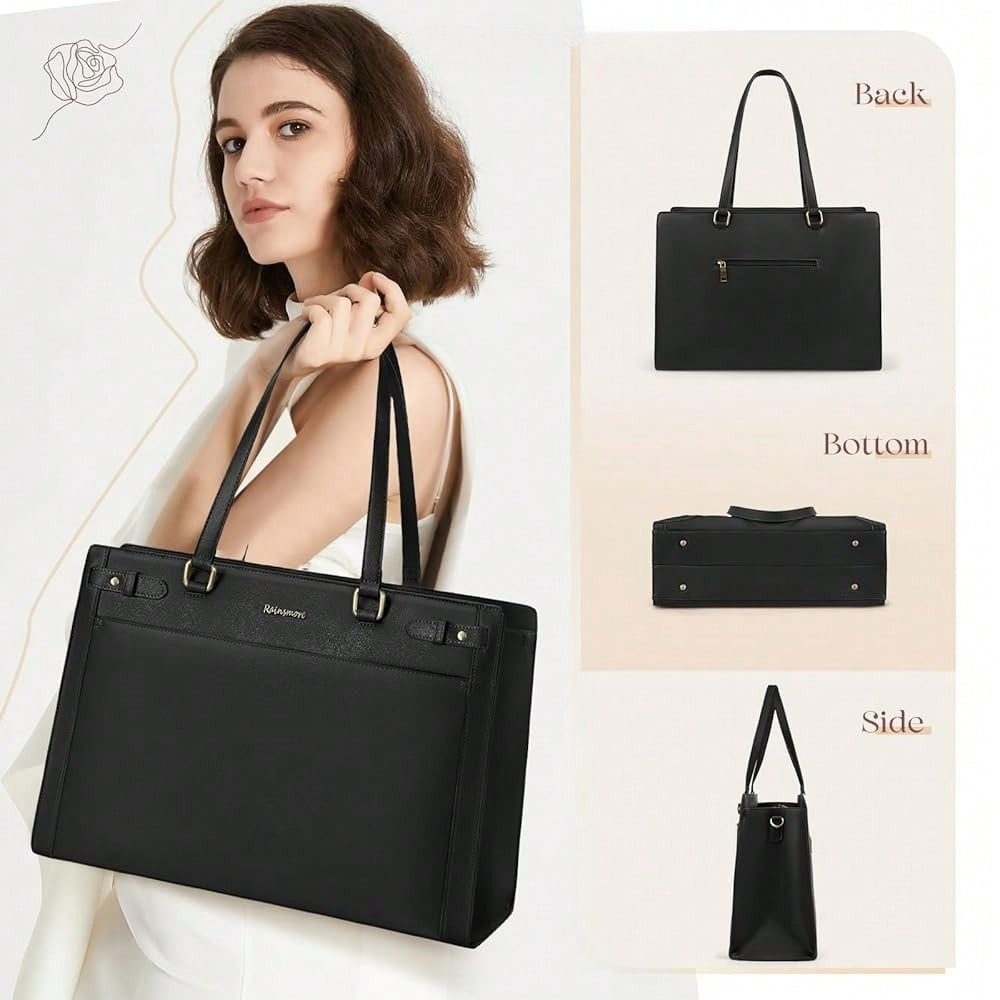 Laptop Bag For Women 15.6 Inch - Leatherwork Thread ulasan dan harga