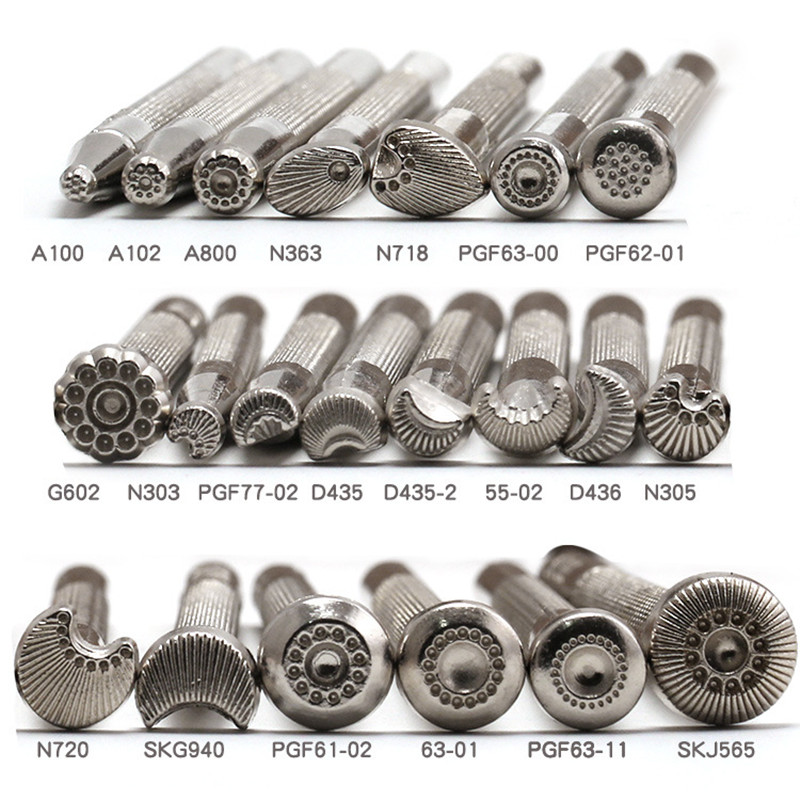 1Pcs DIY Leather Craft Alloy M - Leather Stamp Set ulasan dan harga