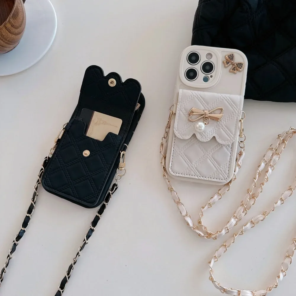 3D Bowknot Crossbody Card Hold - Leather X ulasan dan harga