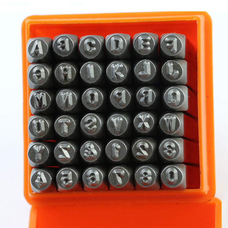 36 Pcs Punch Stainless Steel L - Leather Stamp Set ulasan dan harga