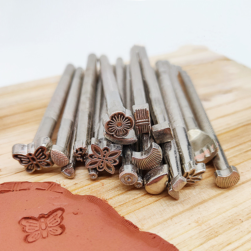 20PCS Pottery Stamps for Embos - Leather Stamp Set ulasan dan harga