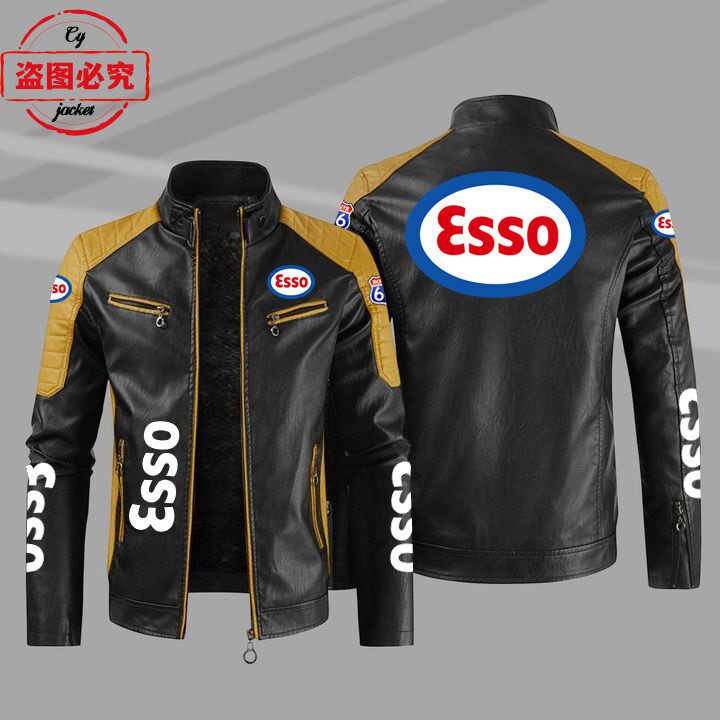 Spring and Autumn Leather Jack - Leather Work Jacket Mens ulasan dan harga