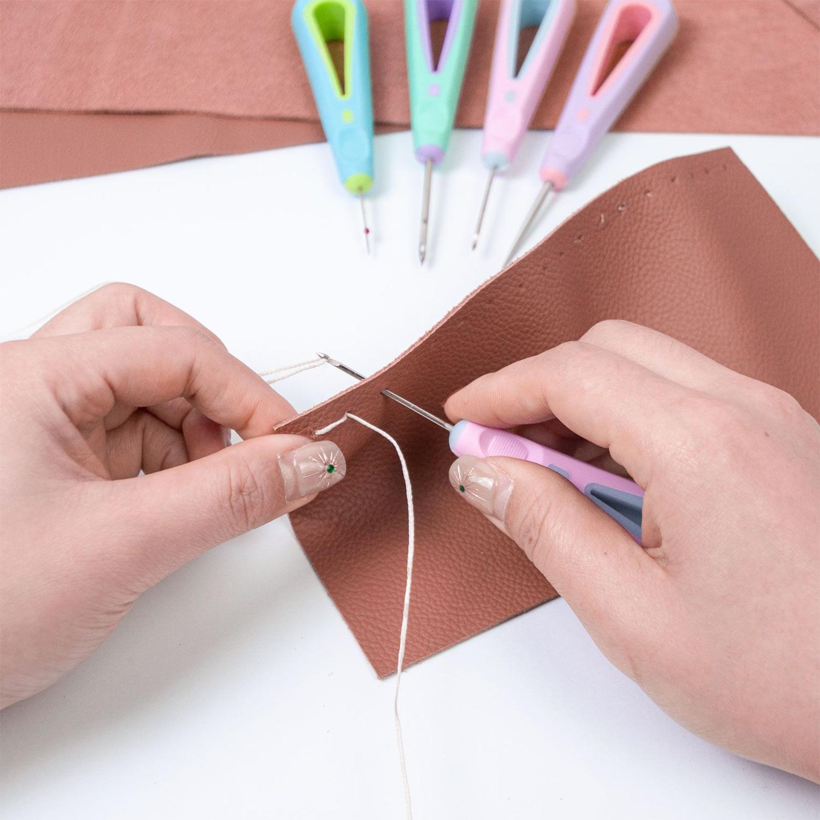 Leather Sewing Kit 4 Pieces St - Leatherwork Thread ulasan dan harga