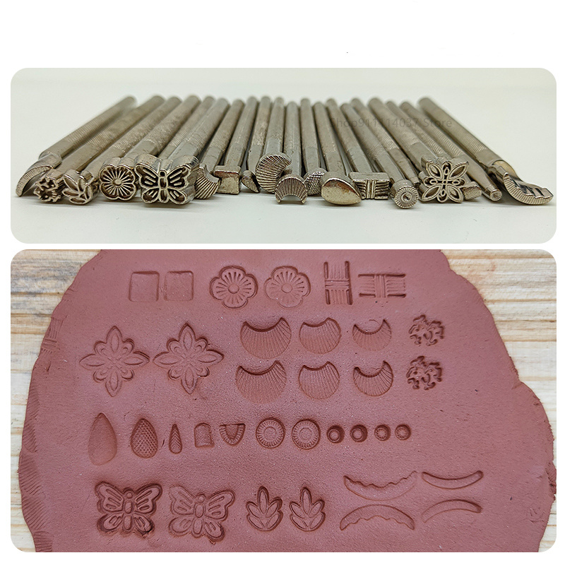 Pottery Stamps for Embossing L - Leather Stamp Set ulasan dan harga