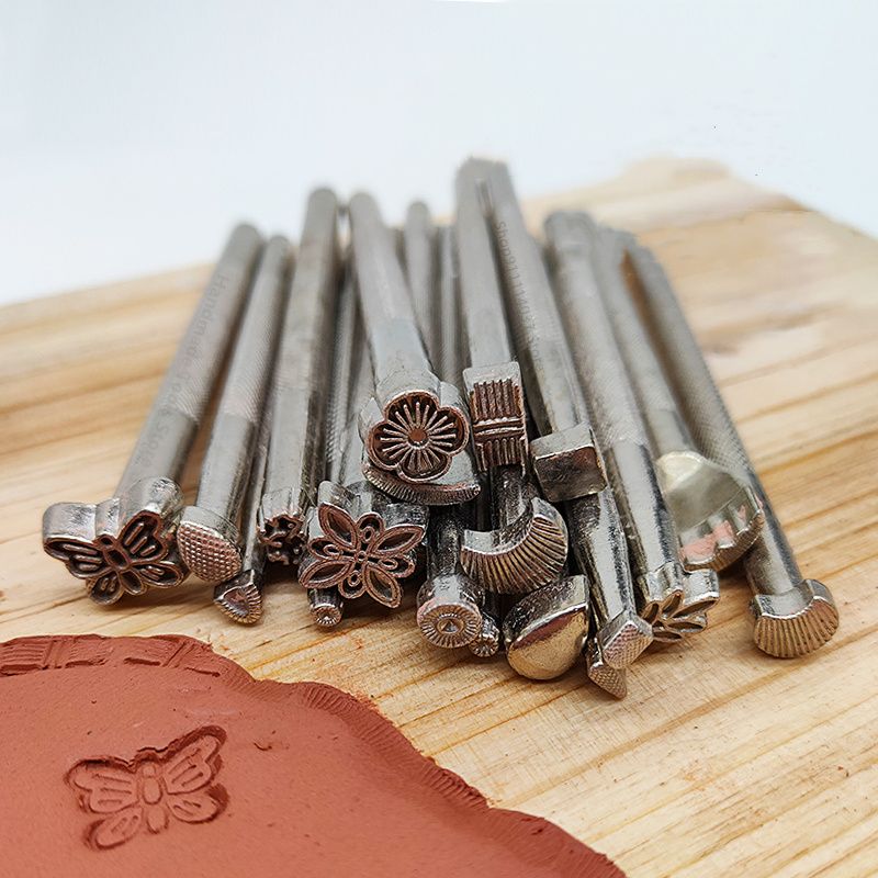 Pottery Stamps for Embossing L - Leather Stamp Set ulasan dan harga