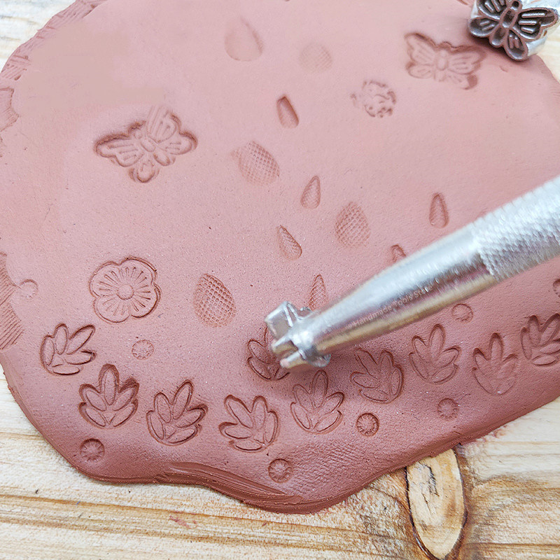 Pottery Stamps for Embossing L - Leather Stamp Set ulasan dan harga