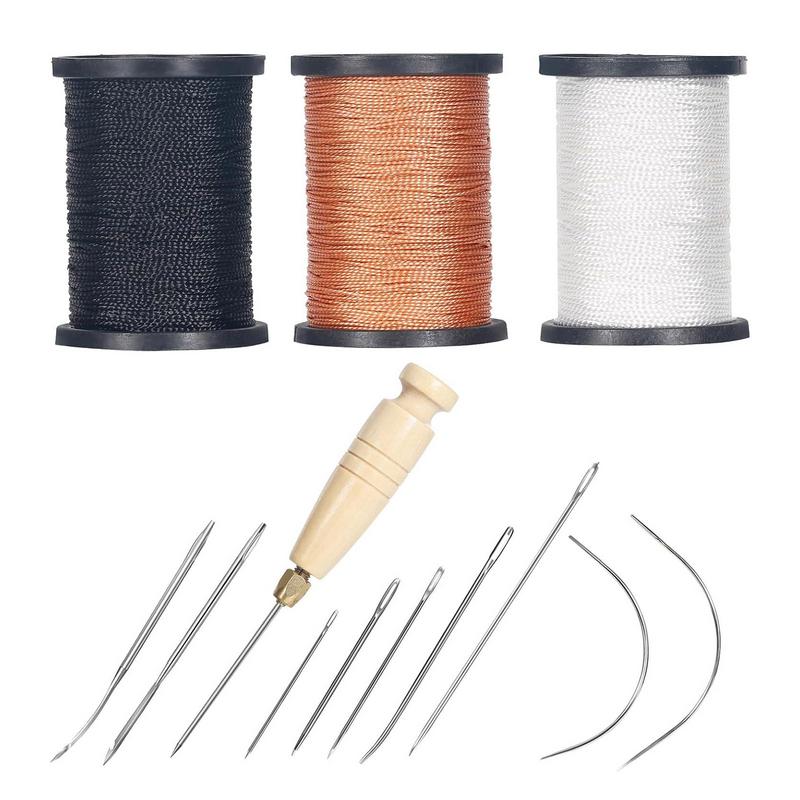 Leather Stitching Kit Heavy Du - Leatherwork Thread ulasan dan harga