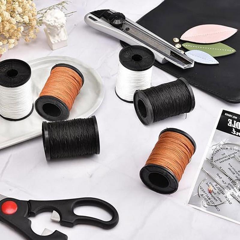 Leather Stitching Kit Heavy Du - Leatherwork Thread ulasan dan harga