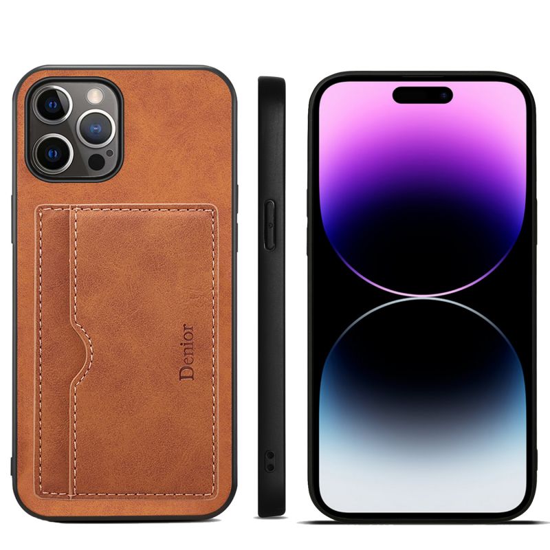 Denior For IPhone 15 14 13 12  - Leather X ulasan dan harga