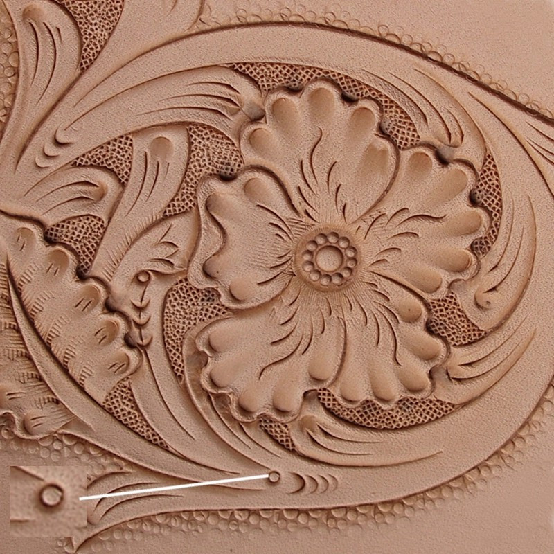 Arabesque Dot Stamp Set S631/1 - Leather Stamp Set ulasan dan harga