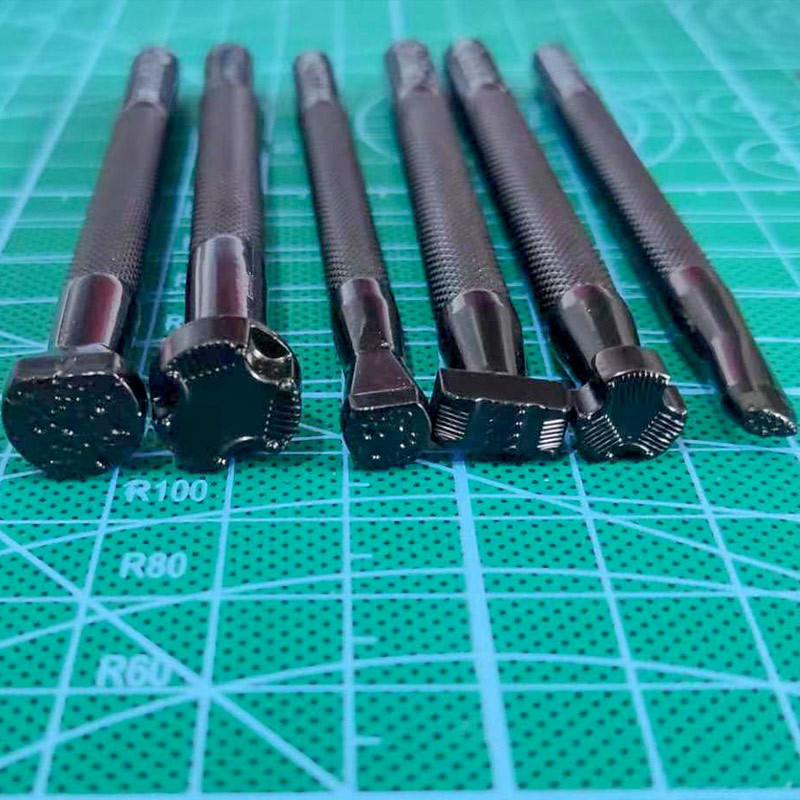 6Pcs Leather Printing Tool All - Leather Stamp Set ulasan dan harga