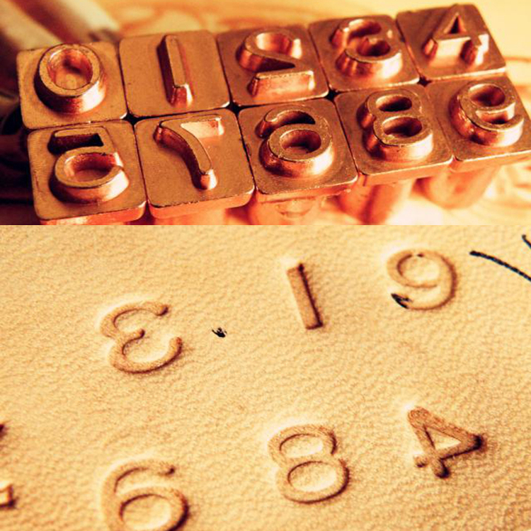 Leather Number Stamp Set 10 Pc - Leather Stamp Set ulasan dan harga