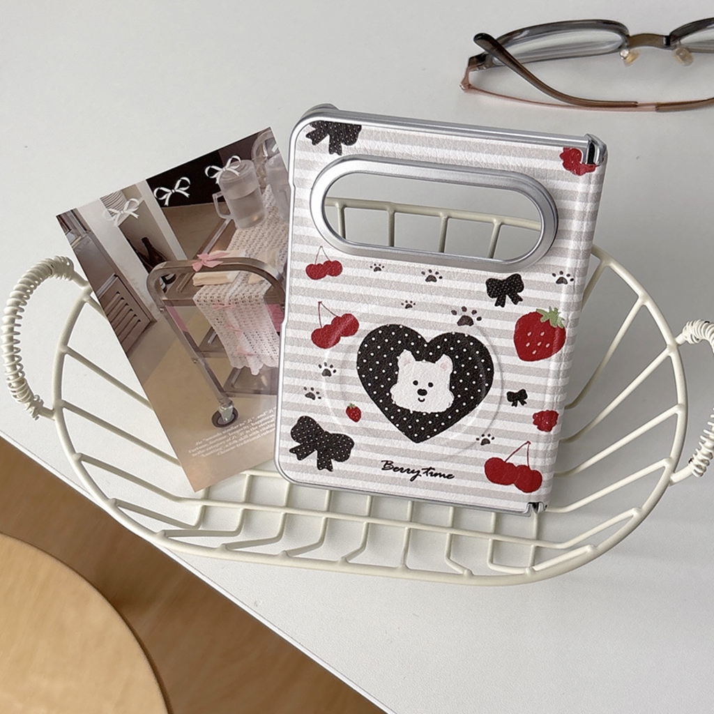 Cute Cherry Strawberry Dog Pat - Leather X ulasan dan harga