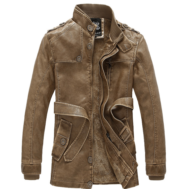 Autumn Motorbike Jacket Men's  - Leather Work Jacket Mens ulasan dan harga